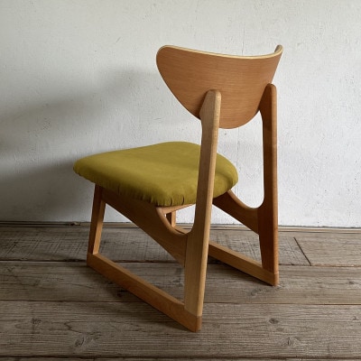 Lager Chair(ラガーチェア)PFスウェード マスタード ナチュラルフレーム【SWOF】