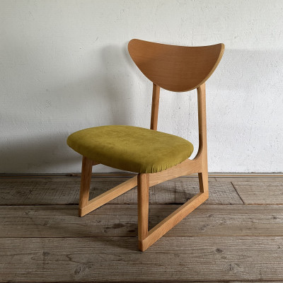 Lager Chair(ラガーチェア)PFスウェード マスタード ナチュラルフレーム【SWOF】