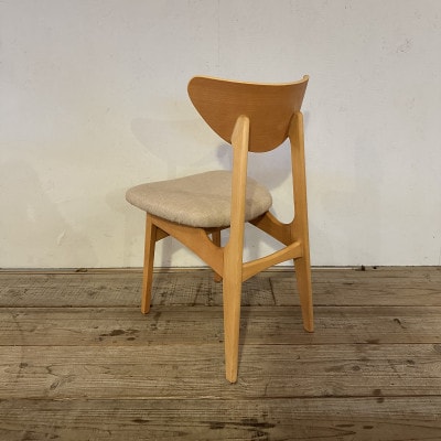 Karl Dining Chair NC アイボリー ナチュラルフレーム【SWOF】