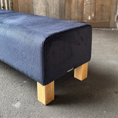 150 Bench(150ベンチ)コーデュロイ ネイビー NAベース脚【SWOF】