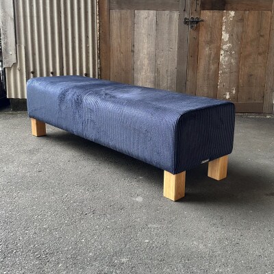 150 Bench(150ベンチ)コーデュロイ ネイビー NAベース脚【SWOF】