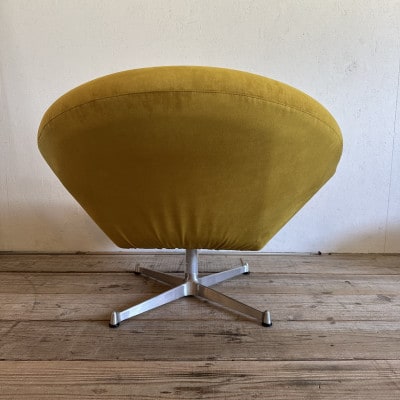 Space Chair 1人掛け(スペースチェア)PFスウェード マスタード【SWOF】