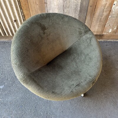 Space Chair 1人掛け(スペースチェア)コーデュロイ オリーブ【SWOF】