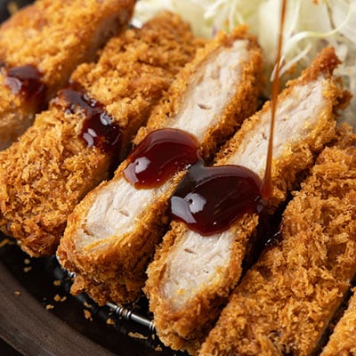≪冷凍≫工場直営　とんかつの山田屋の富ロースかつ(180g×9枚)特製ソース付き　