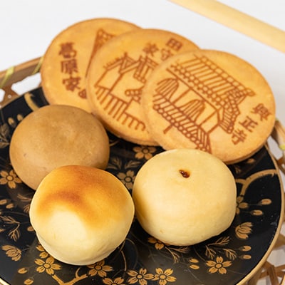 せんべいと和菓子の詰合せ  煎餅 こごせの里 群鴉 河内路 手土産に喜ばれるお菓子です。