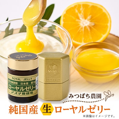 100g　国産はちみつ　生ローヤルゼリー　ローヤルゼリー専門養蜂場で採取　