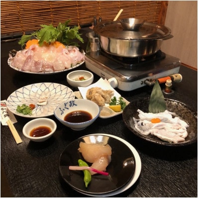 【特選コース8品1名】国産活けとらふぐ　お食事1名様　ふぐ政 富田林店