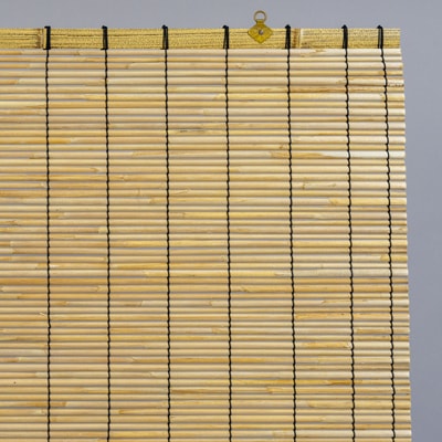 【小サイズ室外用】蒲芯簾　日除けすだれ和風(幅約95.5cm×丈約82cm)　1枚