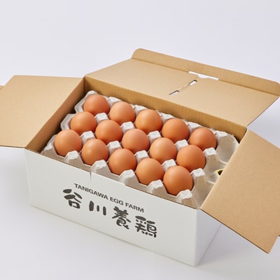 【生みたて濃厚】谷川養鶏の美人たまご　30ヶ入り(※サイズ指定できません)