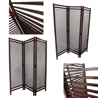 格子 スクリーン ブラウン DK-22-PC