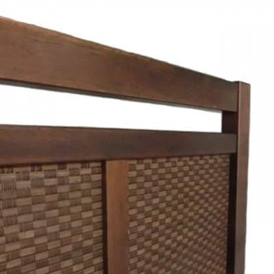 土肥家具工芸の衝立 茶竹簾折畳み150タイプ ブラウンx茶竹 インテリア家具