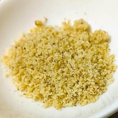 ≪50g×5≫国産皮むきえごまの粉　アルミパックチャック(ジッパー)付き　大阪産(もん)認定品