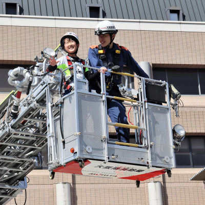 【2026年10月31日(土)開催分】消防士体験チャレンジ&はしご車搭乗体験