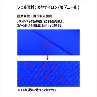 イスカ《シュラフ寝袋》パトロール 600　ロイヤルブルー　アウトドアやキャンプ用。【ISKOT】