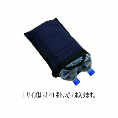 イスカ《クーラーバッグ》フォールドアップクーラー L ダークネイビー 登山やキャンプ用【ISKOT】