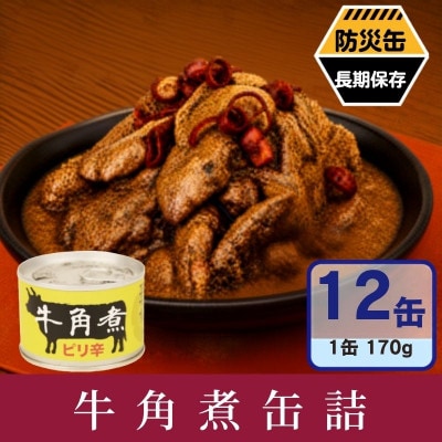 牛角煮缶詰 12缶セット 牛カルビ/牛バラ肉(非常食・長期保存)