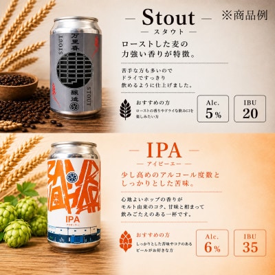 【ブルワー厳選】 万里春醸造クラフトビール 3種飲み比べ 12本セット