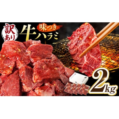 味付けハラミ 2kg(250g×8パック) 