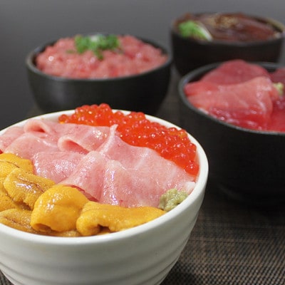 豪華海鮮6品福袋 大トロ 中トロ 生ウニ イクラ ネギトロ 鮪漬け【計730g】(イクラアメリカ産)