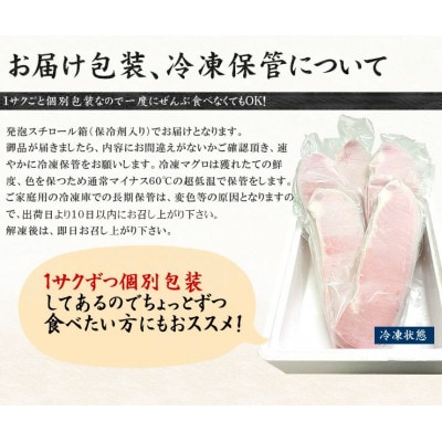 【2ヵ月毎定期便】本マグロ大トロ 真空包装 [約1kg(4～6サク)]全3回