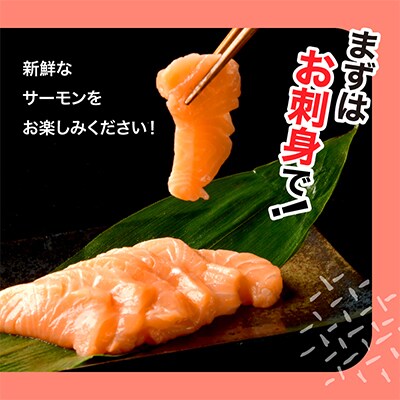 アイスバーグサーモン(アトランティックサーモン)約1kg(約200g×5袋)ノルウェーから生のまま