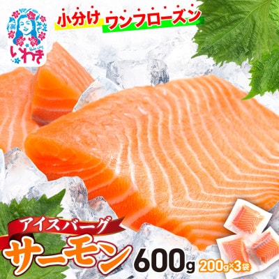 アイスバーグサーモン|ワンフローズンの生サーモン(ノルウェー直送) 約200g×3パック