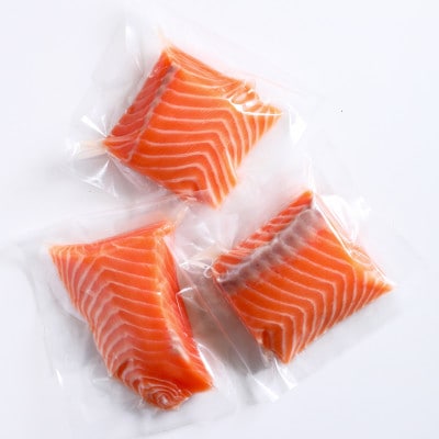 アイスバーグサーモン|ワンフローズンの生サーモン(ノルウェー直送)約200g×4