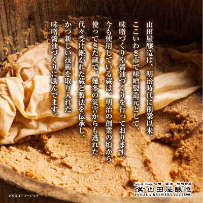 【無地熨斗】ギフト用【味噌・醤油・発酵食品】いわき市山田屋醸造の厳選味噌&醤油とうまつゆ3種のセット