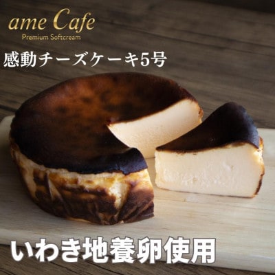 いわき地養卵のグルテンフリー 感動チーズケーキアムバスク5号