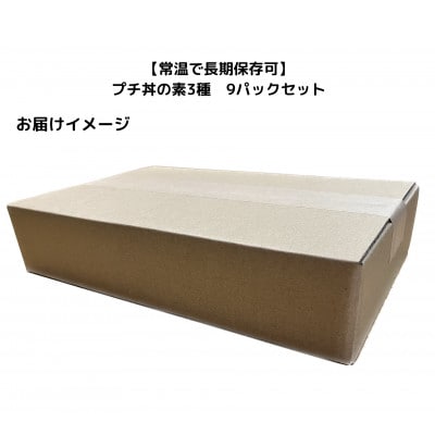 【常温で長期保存可】 プチ丼の素3種  9パックセット