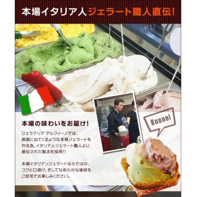 いわき市産のフルーツを使った自然派ジェラート12個入セット
