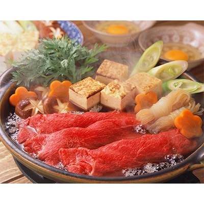 なかやま牛(広島県産)黒毛和牛ロースすき焼用〈L〉　神石牛ロースすき焼用 260g×4