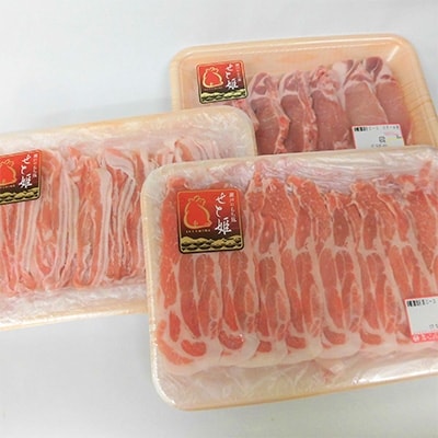 瀬戸のもち豚せと姫 ご家族みんなで堪能　大容量セット【福山ブランド認定品】