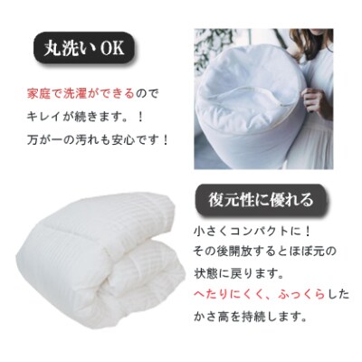 洗える ホコリが出にくい『掛け布団』〈長身用クイーン〉