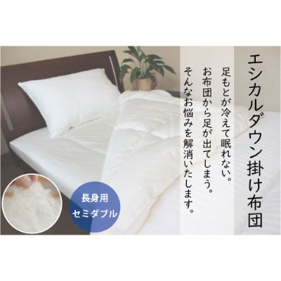 洗える ホコリが出にくい『掛け布団』〈長身用セミダブル〉