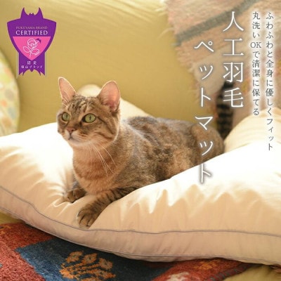 丸洗いOK!ホコリの出にくい『ペットマット』