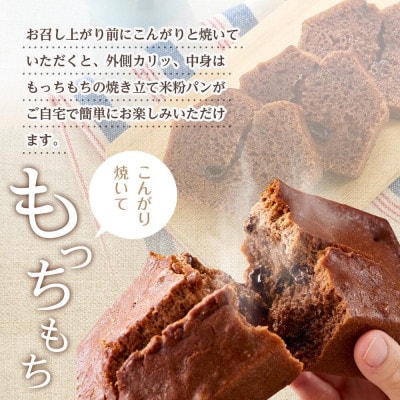 無添加 グルテンフリー お米100% 米粉パン チョコ&ココア2本 少量からお試しセット