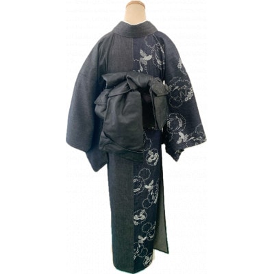 和福デニム女性着物　B1