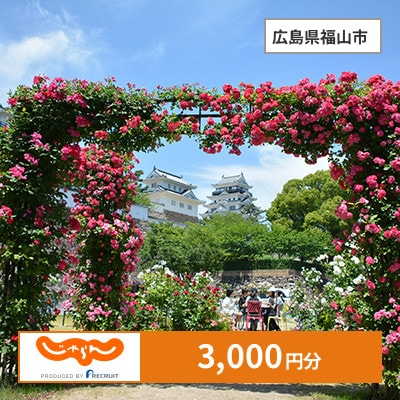 【じゃらんふるさと納税クーポン】 広島県福山市でつかえる3,000円 クーポン