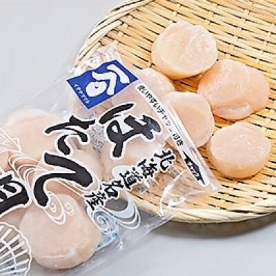 鱒いくら醤油漬110g×10パック　ホタテ玉冷500g×1袋　セット