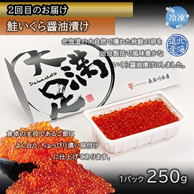 【毎月定期便】魚卵堪能便(鱒いくら・鮭いくら・紅鮭筋子)全3回