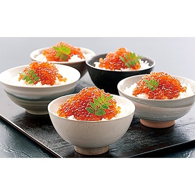 2021年1月発送開始『定期便』いくら醤油漬110g×5パック　合計約550g全3回