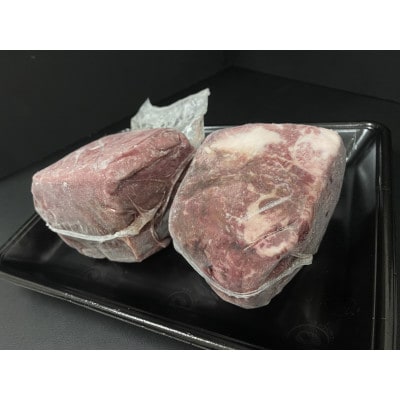 八雲牛 外モモ(ナカニク) ブロック 1kg(500g×2個)