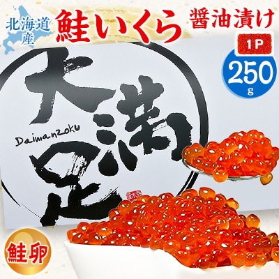 北海道産 鮭 いくら 醤油漬　250g 海鮮 魚卵 小分け