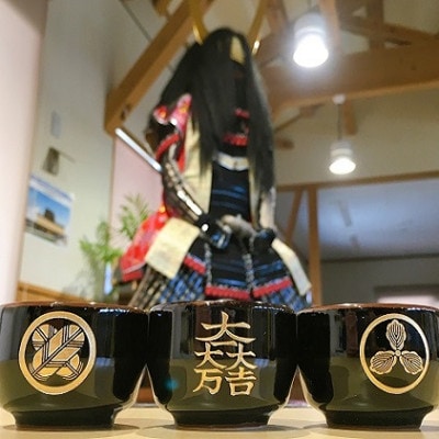 【ガラスアート関ケ原オリジナル】ぐい呑み西軍セット