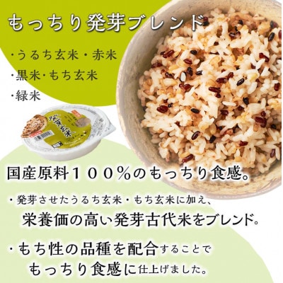ご飯パック 発芽玄米ごはん 160g×24個