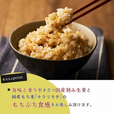 生姜プラスもち麦ごはん 160g×48個