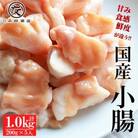 【創業99年老舗食肉加工卸厳選】国産小腸 1kg(200g×5)【急速冷凍・真空パック】