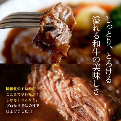 【創業100年老舗食肉加工卸】和牛とろける冠絶のビーフシチュー ～赤ワイン&カカオ仕立て～ 320g