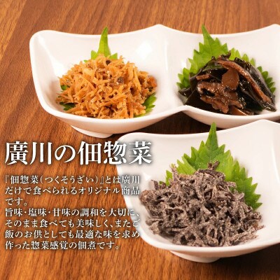 廣川の惣菜のような佃煮「佃惣菜」佃煮　10種詰合せ